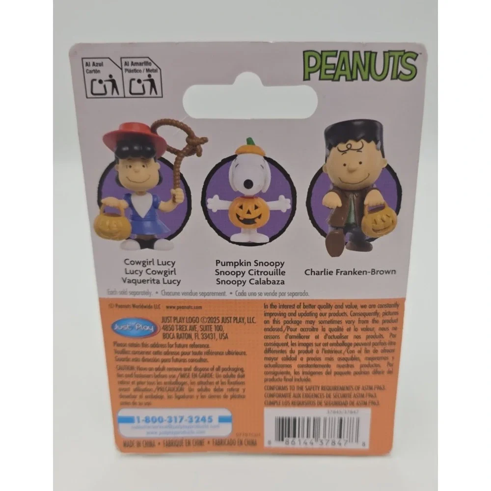 Peanuts Halloween-Themed Figurines 3-Inch Halloween Charlie Brown Figurine